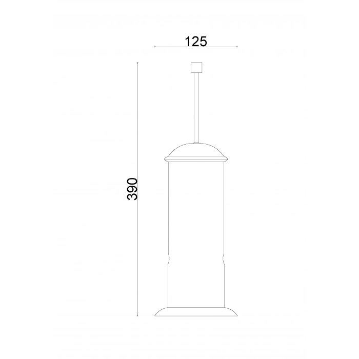 70-001 Cihan Klozet Fırçası Krom