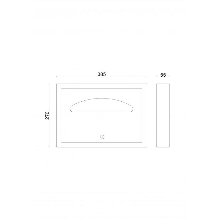 71-007 - KLOZET KAPAK ÖRTÜSÜ DİSPANSERİ 430 KALİTE