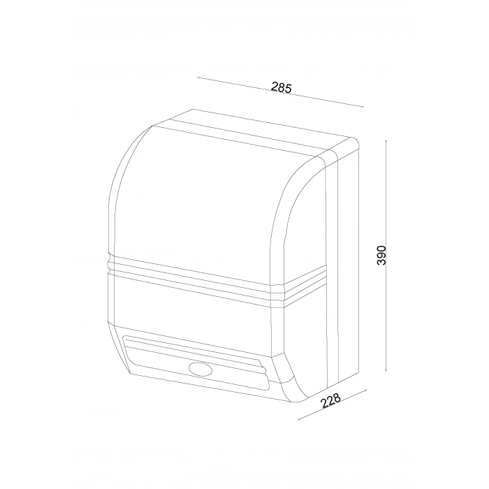 71-014 - FOTOSELLİ KAĞIT HAVLU DİSPENSERİ