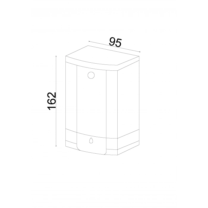 71-016 - DISTRIBUTEUR DE SAVON PHOTOCELL ABS 800ML
