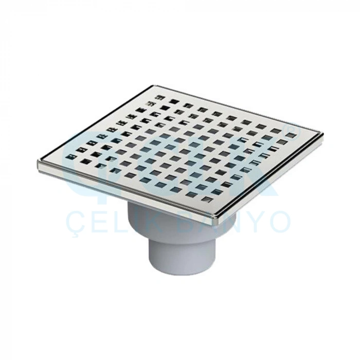 71-307- CORPS EN PLASTIQUE 15X15 CM ROUILLE. PIÈGE À ODEURS AVEC VANNE AQUEUSE Q50