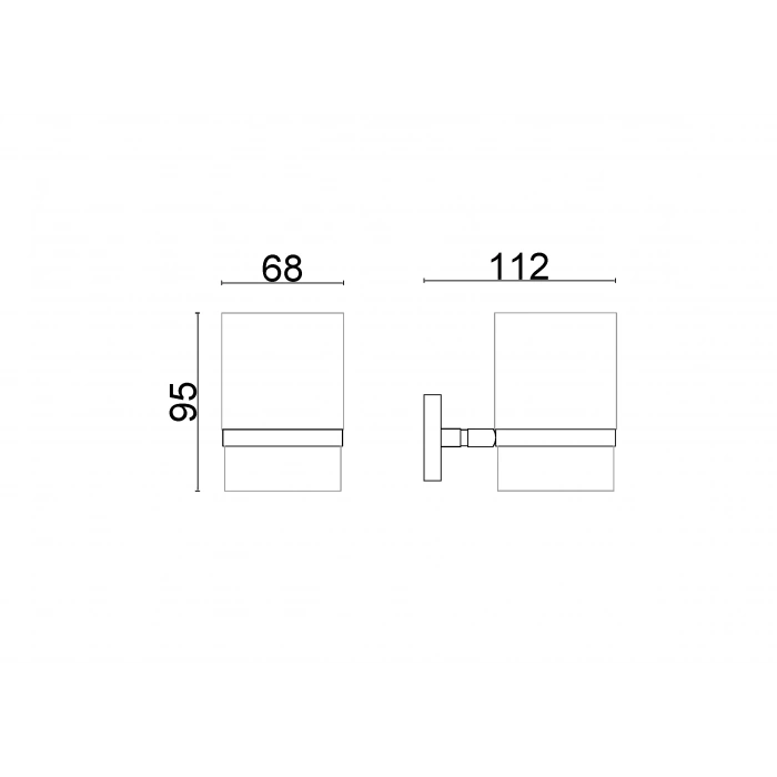 EKO10-004 - 304 DİŞ FIRÇALIK MAT