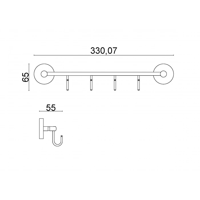 EKO10-012 - 304 4 LÜ ASKILIK MAT