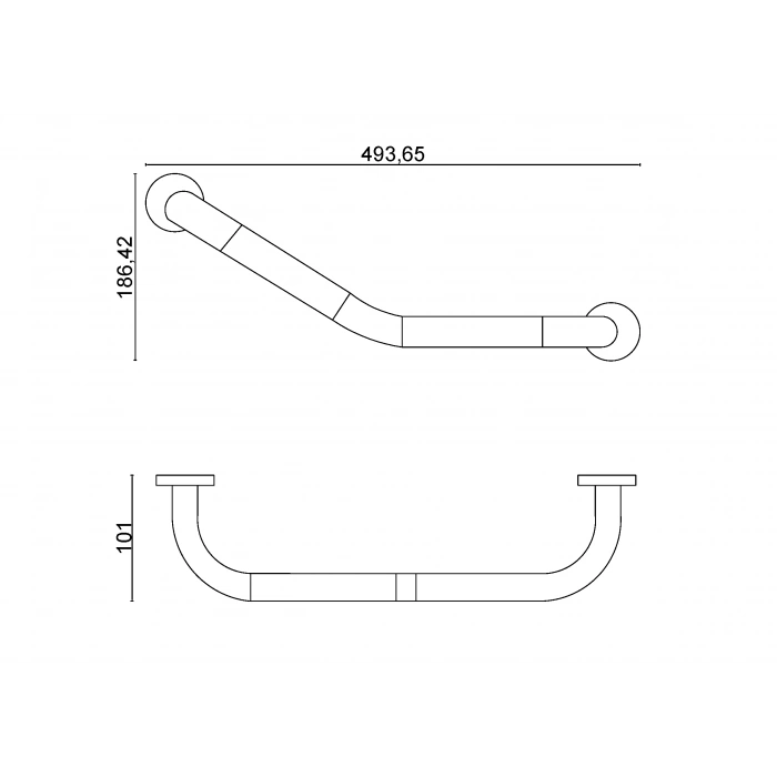 EKO10-017 - 304 KÜVET TUTAMAĞI 40 CM MAT