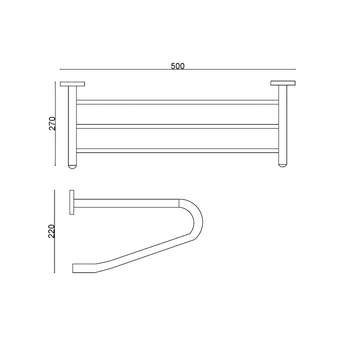 EKO10-019 - 304 SUPPORT FLAIR 50 CM MAT