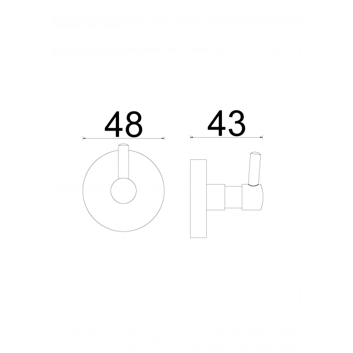 EKO10-030 - 304 BORNOZLUK TEKLİ MAT