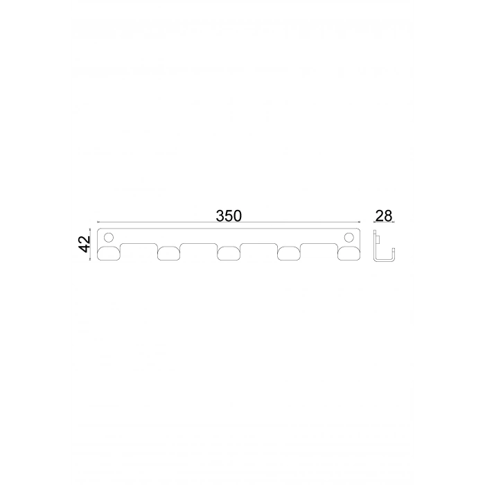 EPS10-025 Paris Beşli Askılık Mat