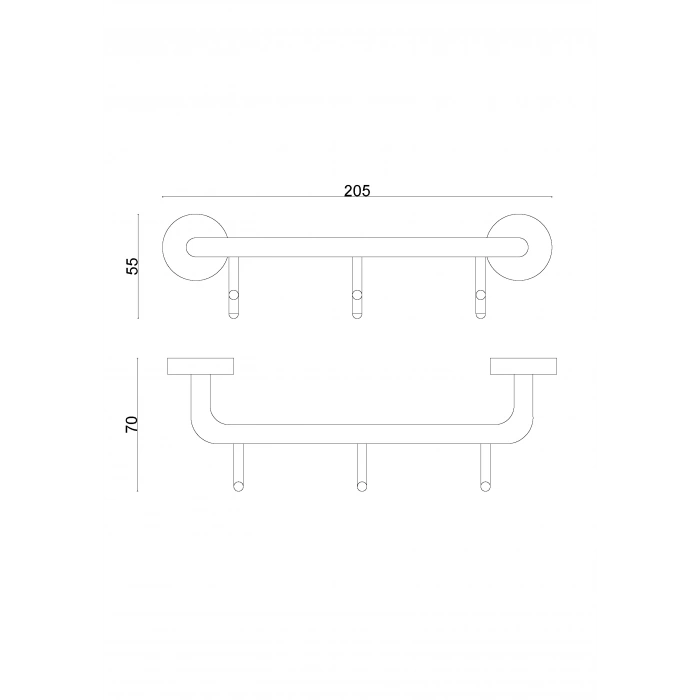 ES10-013 Eser Üçlü Askılık