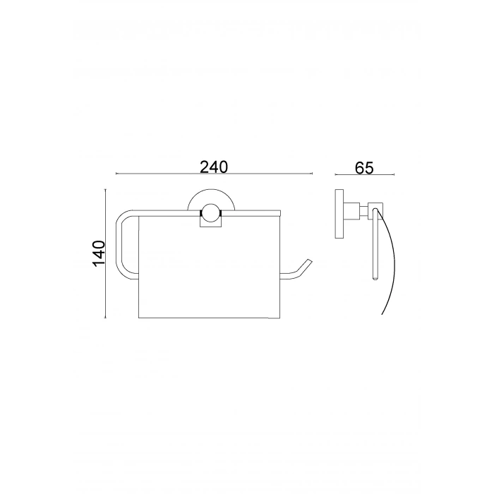FL10-021 - KAĞIT HAVLULUK KAPAKLI KROM