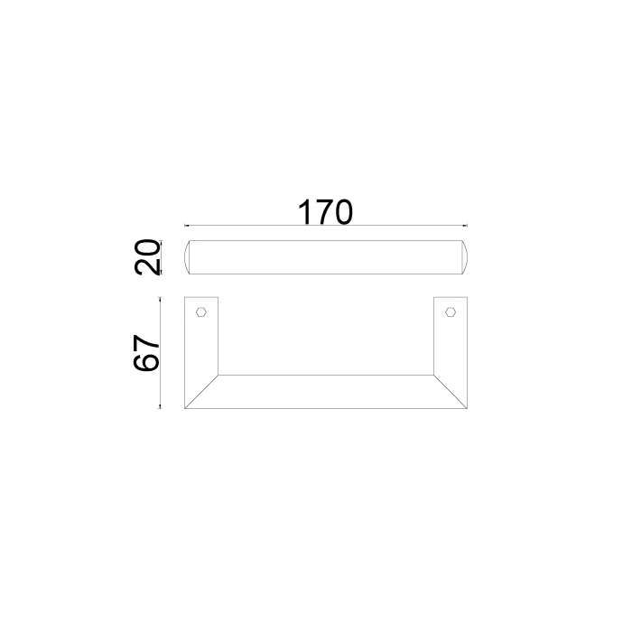 FL10-059 Küvet Kolu Rozetsiz 17cm