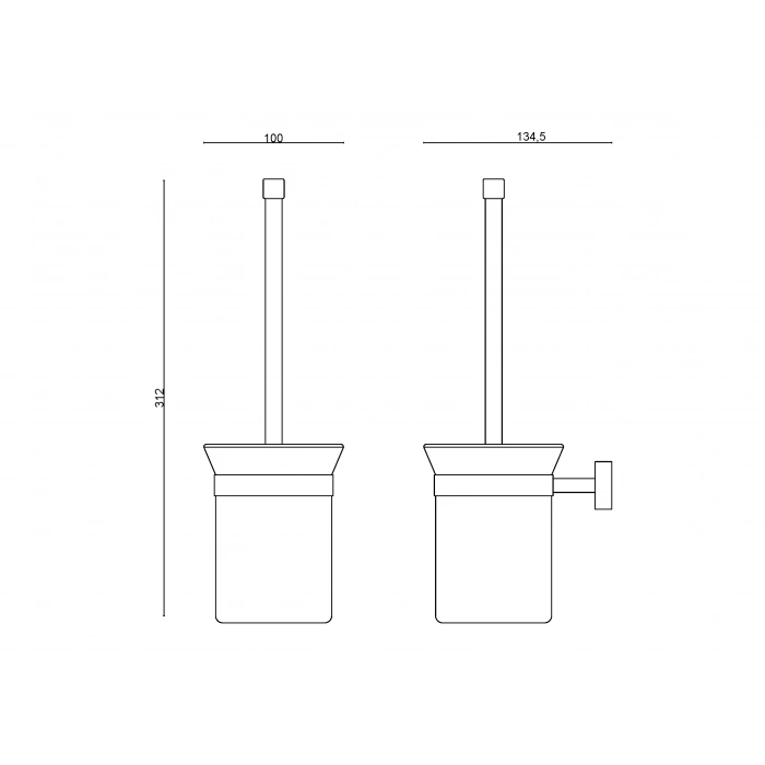 KE10-019 - KLOZET FIRÇALIK