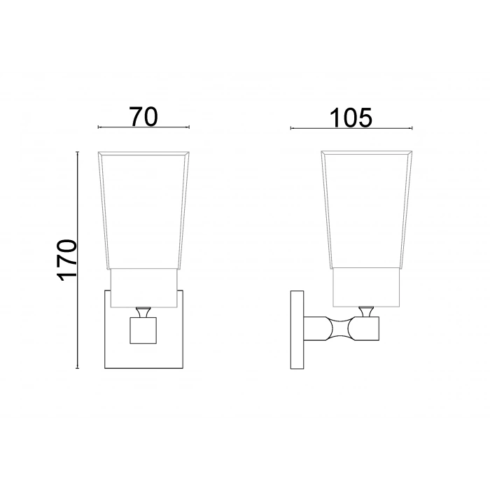 KU10-001 - ÇİFT APLİK KROM
