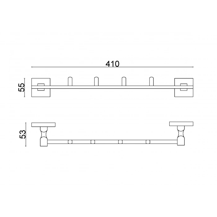 KU10-010 Kumru Dörtlü Askılık