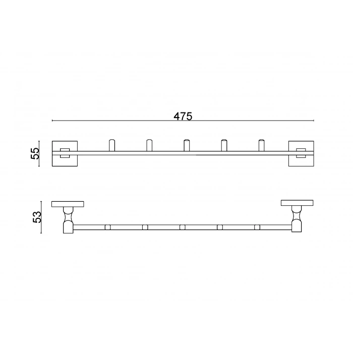 KU10-011 Kumru Beşli Askılık