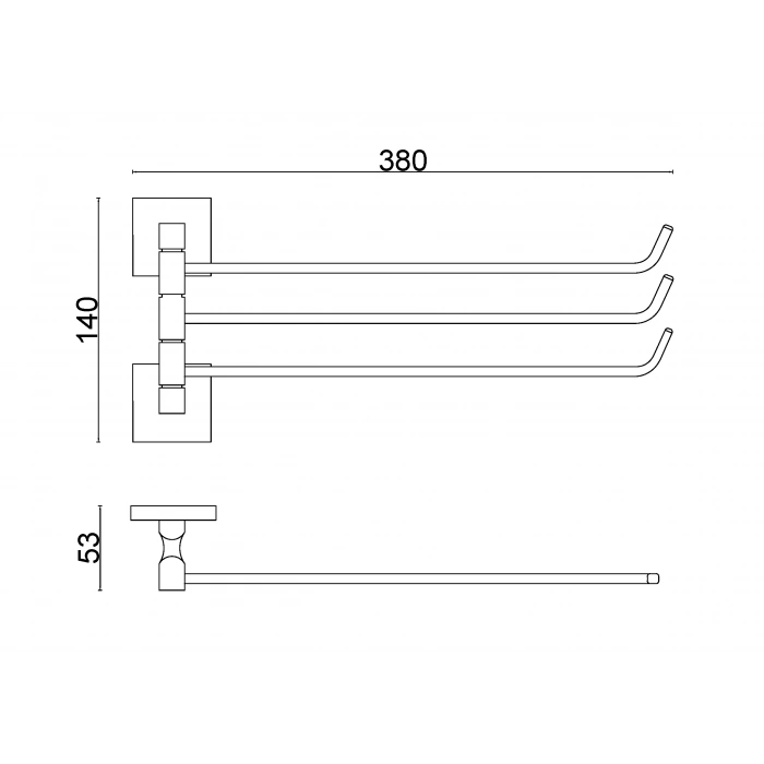 KU10-015 Kumru Üçlü Döner Havluluk