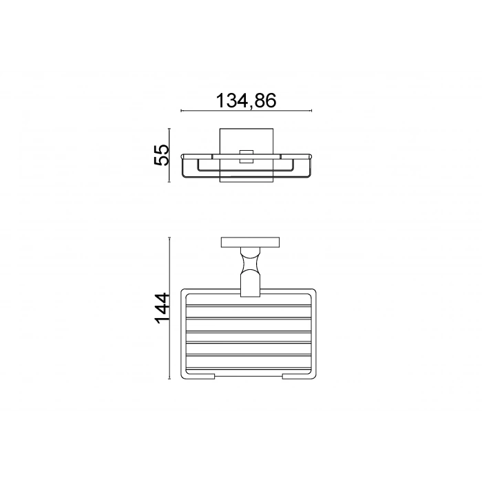 KU10-016 - MONTAJLI TEL SABUNLUK KROM