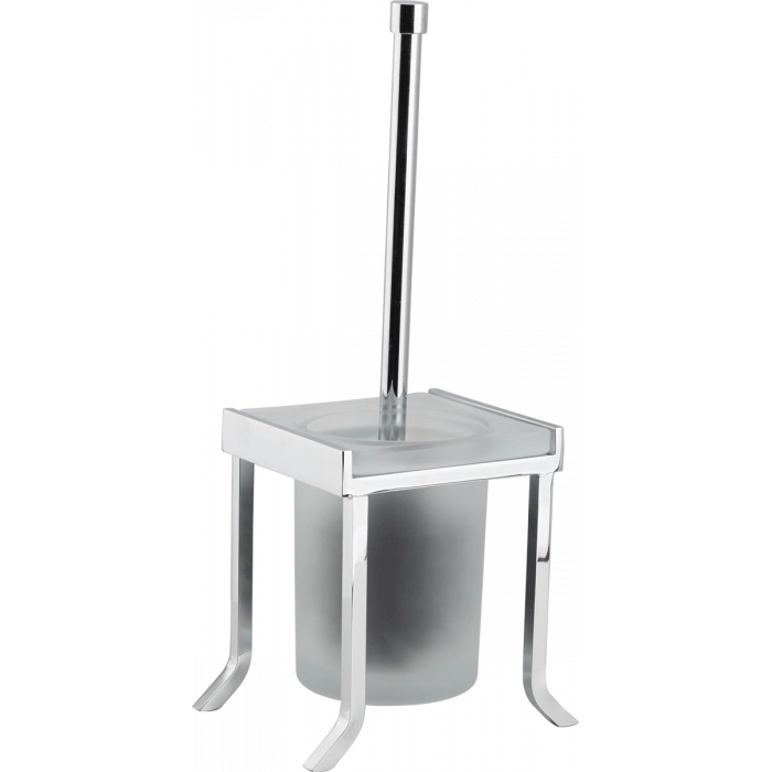 KU10-031 - SET ÜSTÜ KLOZET FIRÇASI KROM