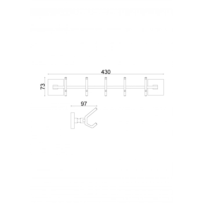 KU10-040 5’li Askılık