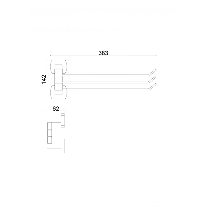 MLN10-018 3’lü Döner Havluluk