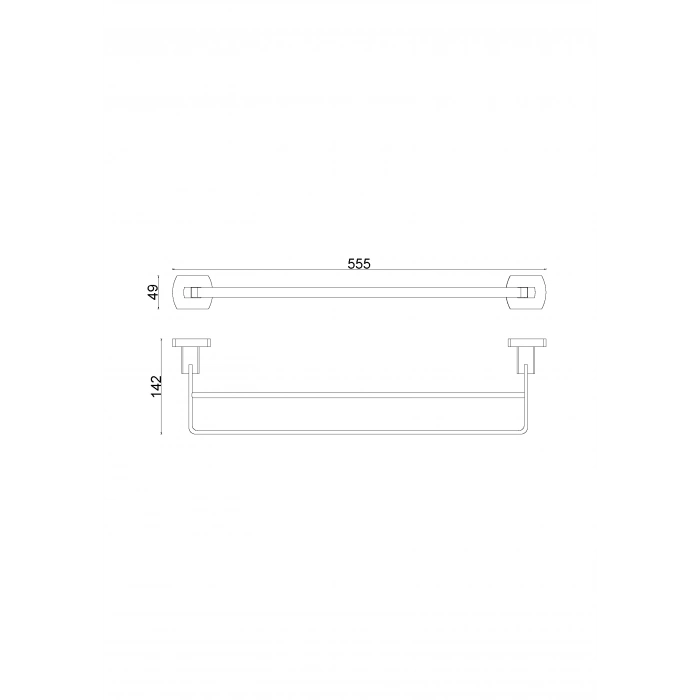 MLN10-020 2’li Uzun Havluluk 50cm
