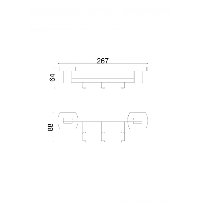MLN10-036 3’lü Askılık