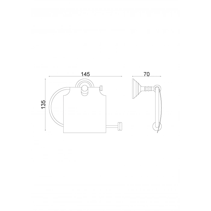 OT10-029 Ottoman Jule Kapaklı Kağıtlık