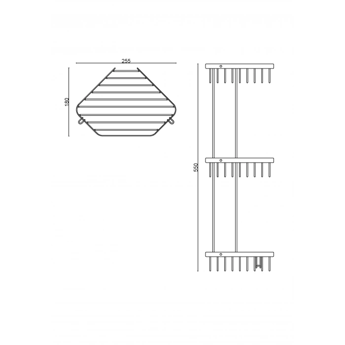 P10-027 Selen Üçlü Süngerlik 304 Paslanmaz