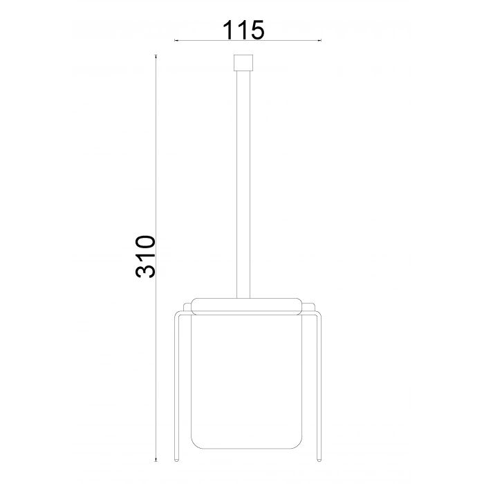 PS10-021 Paris Setüstü Klozet Fırçalık