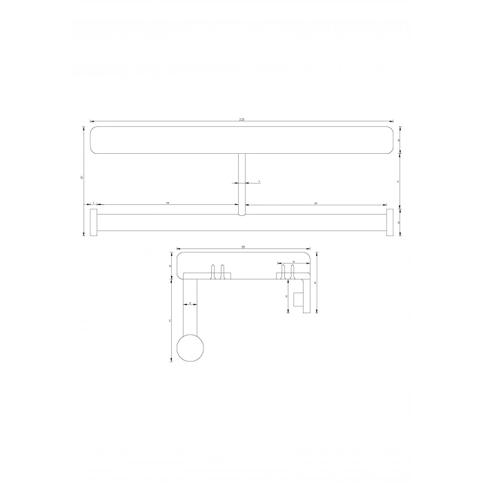 SL10-011 PORTE-PAPİER DOUBLE CYPRÈS