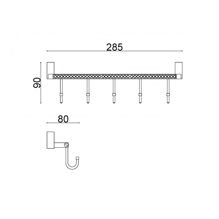 SW10-011 Swwor Beşli Askılık