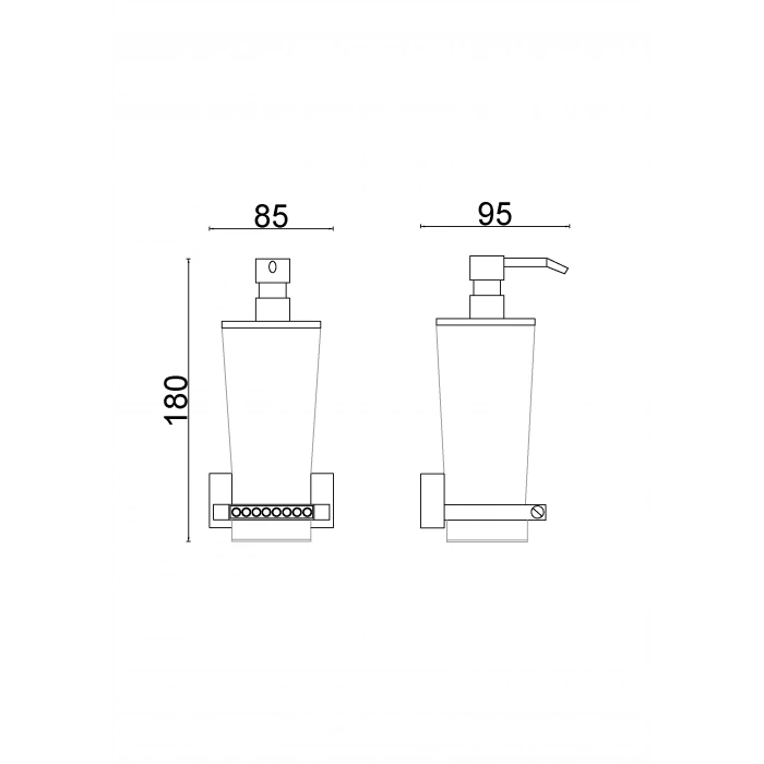 SW10-017 Swwor Montajlı Sıvı Sabunluk