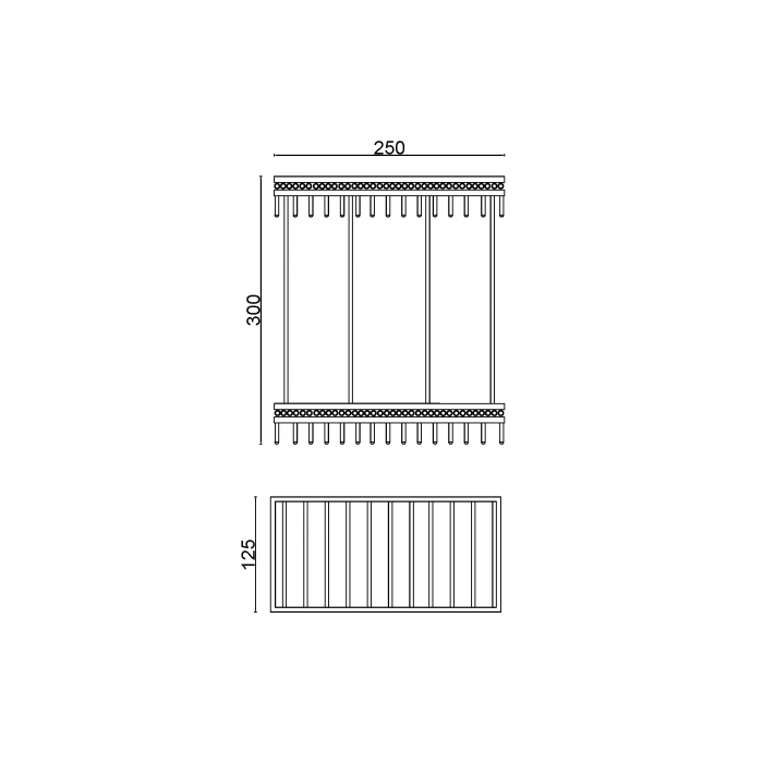 SW10-032 Swwor Lamalı Şampuanlık İkili 12x25