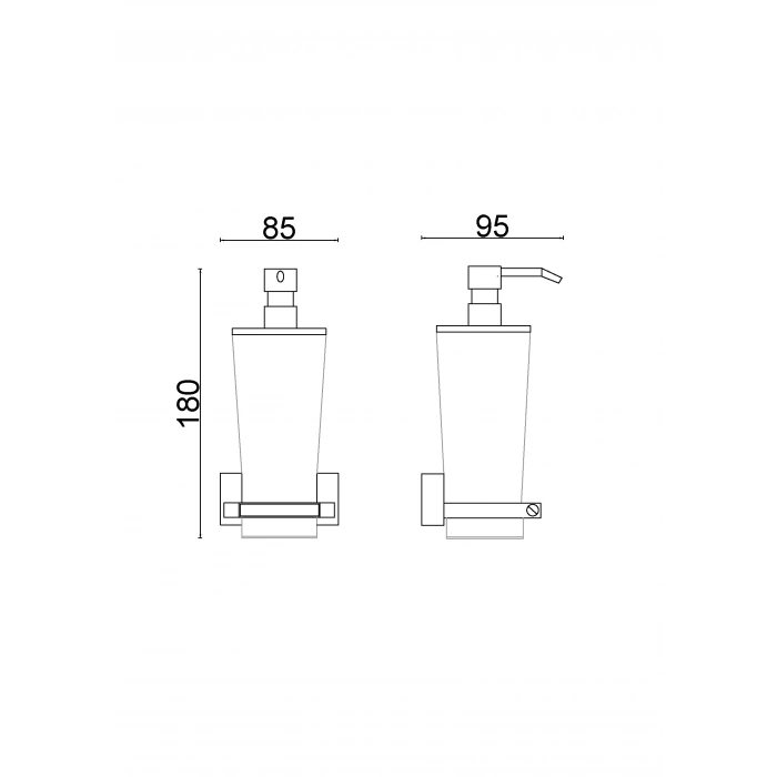 SW10-049 Swwor Montajlı Sıvı Sabunluk
