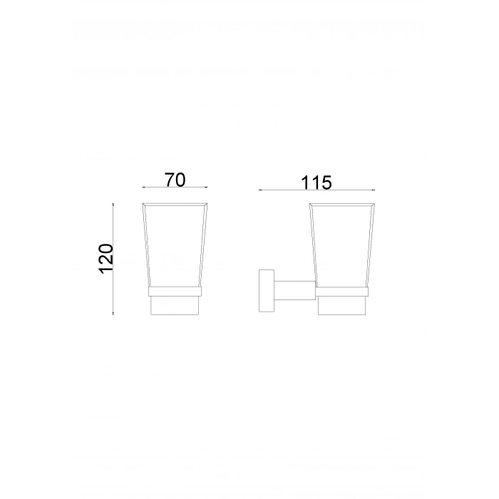 TMY10-004 - PORTE-BROSSE À DENTS