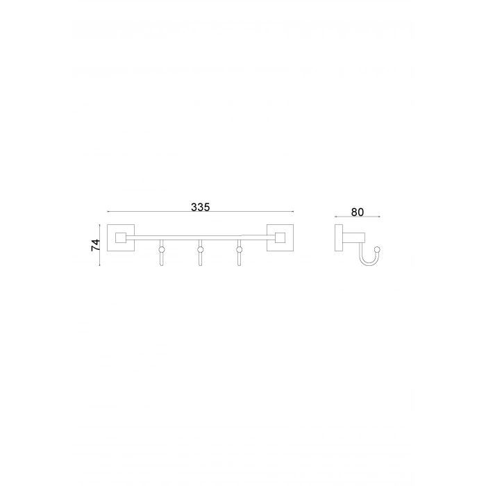 TMY10-011 - CINTRE 3 PLACES