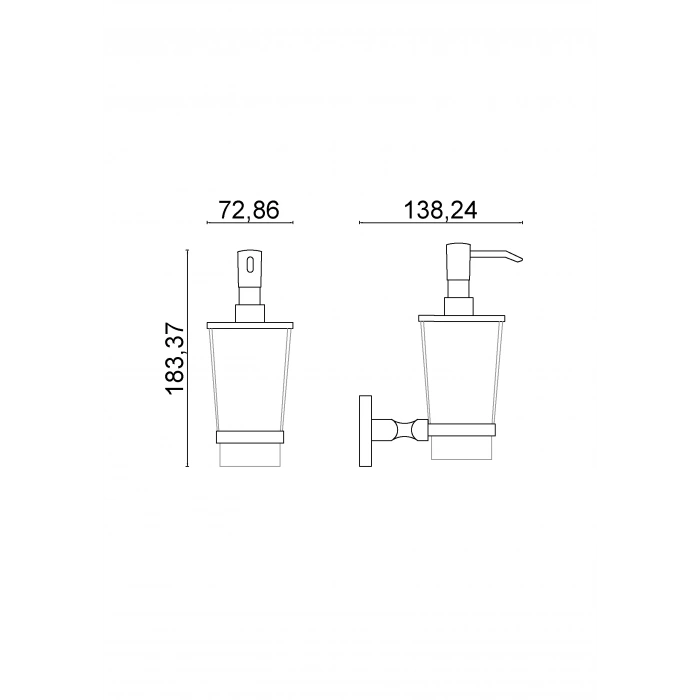 TMY10-017 - DISTRIBUTEUR DE SAVON LIQUIDE ASSEMBLÉ