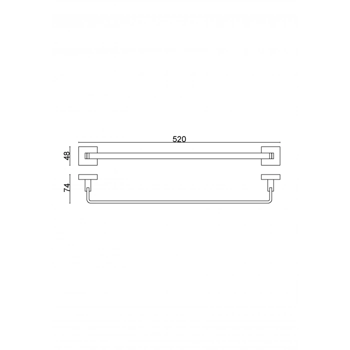 TMY10-030 PORTE-SERVİETTES 50CM