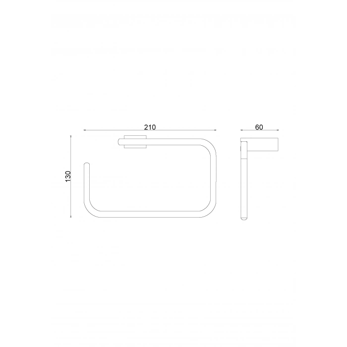 TS10-008 - PORTE-SERVIETTES ROND CHROME