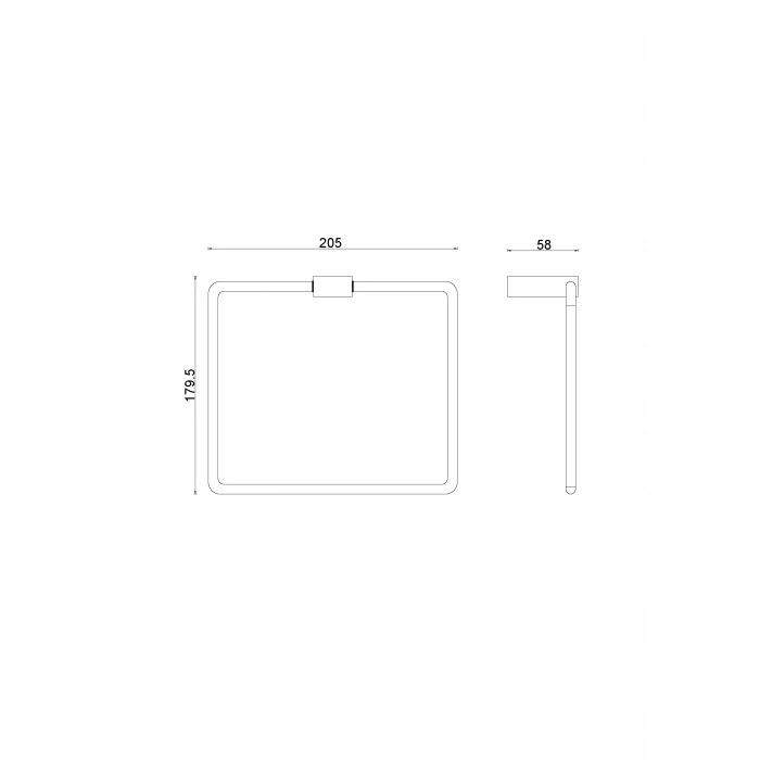 TS10-053 Titanik Kare Havluluk