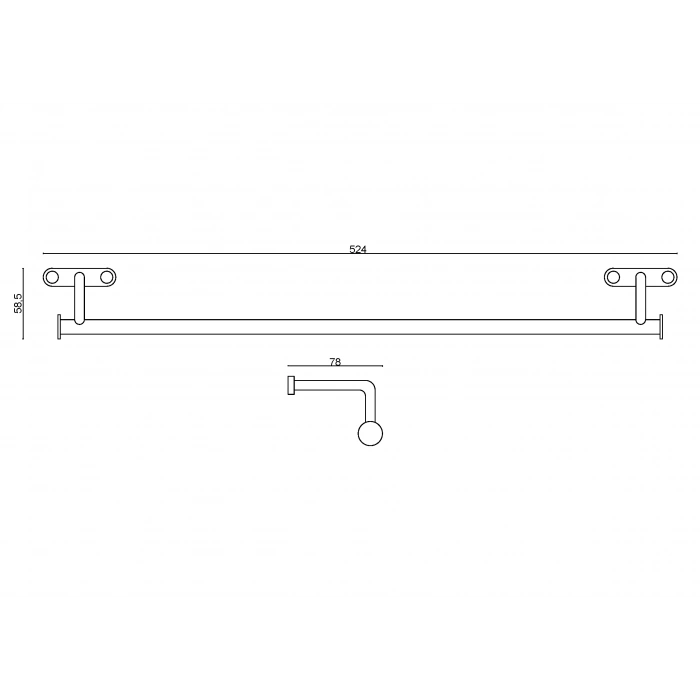 VR10-006 Vera Uzun Havluluk 50 CM