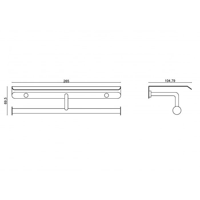 VR10-011 Vera Kapaklı Kağıtlık İkili
