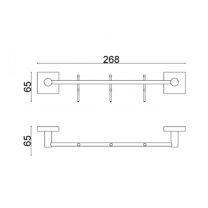 VZ10-009 - 3LÜ ASKILIK KROM