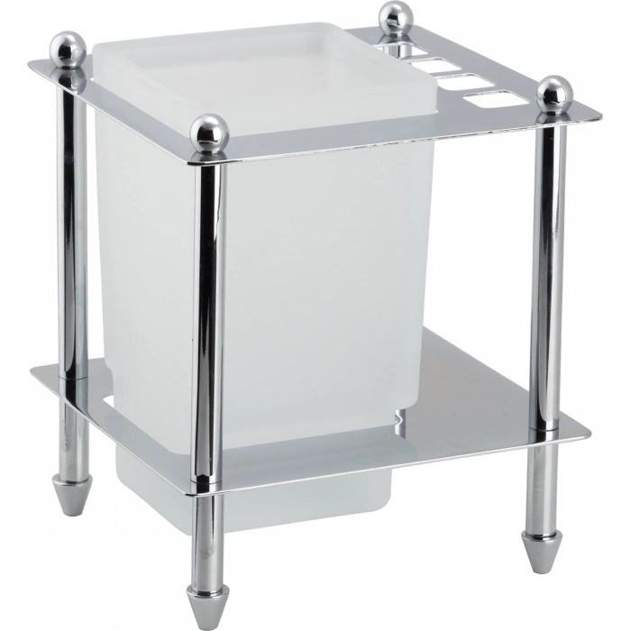 VZ10-021 - SET ÜSTÜ DİŞ FIRÇALIK KROM