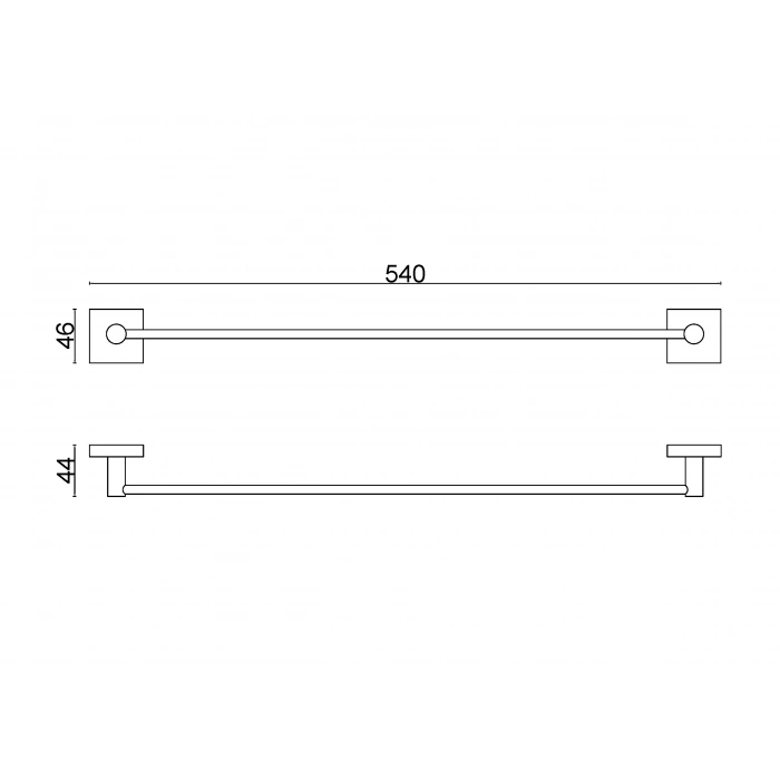 VZ10-025 - UZUN HAVLULUK 50 CM KROM