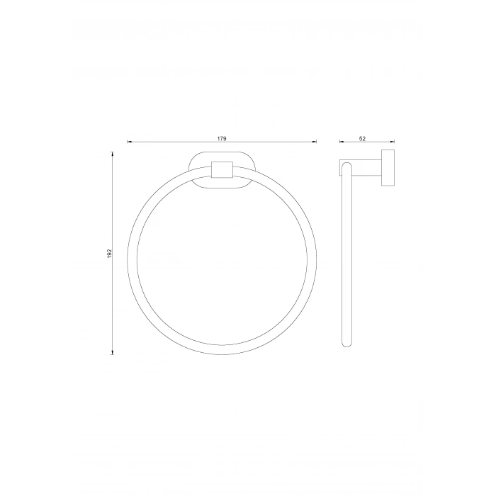 ZR10-013 Zirve Yuvarlak Havluluk