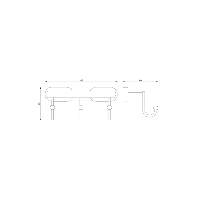 ZR10-014 Zirve Üçlü Askılık
