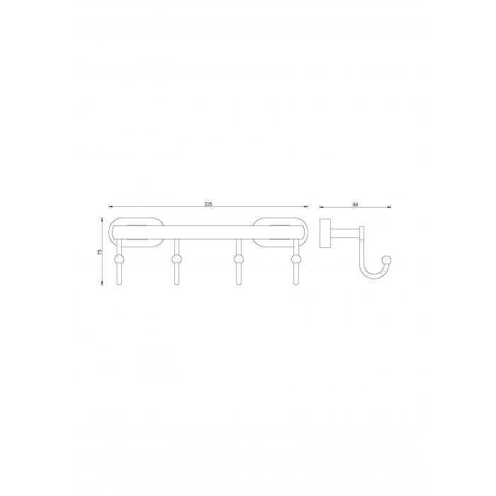 ZR10-015 Zirve Dörtlü Askılık
