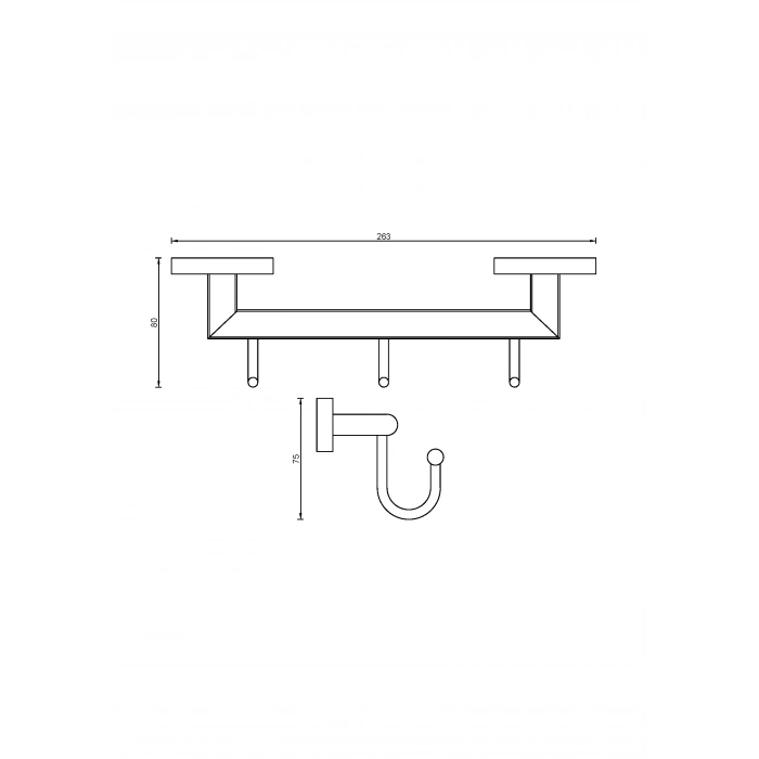 ZR10-034 Zirve Üçlü Askılık