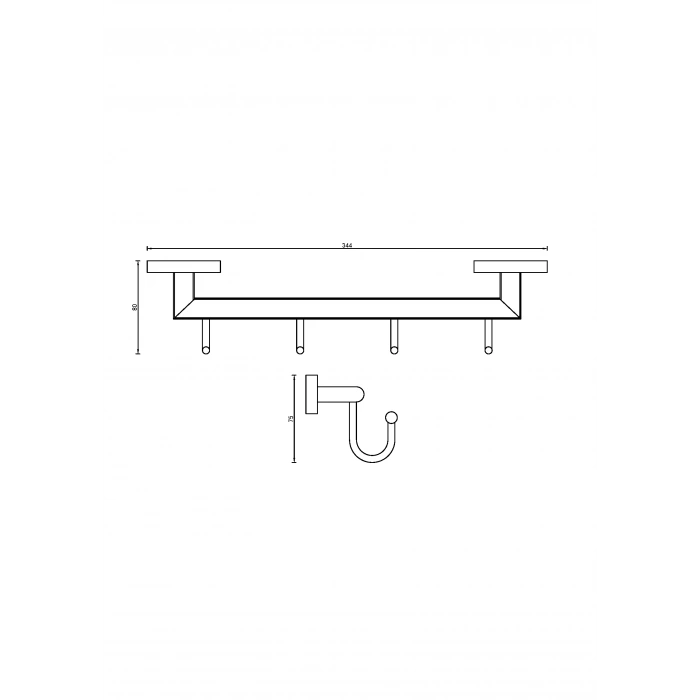 ZR10-035 Zirve Dörtlü Askılık