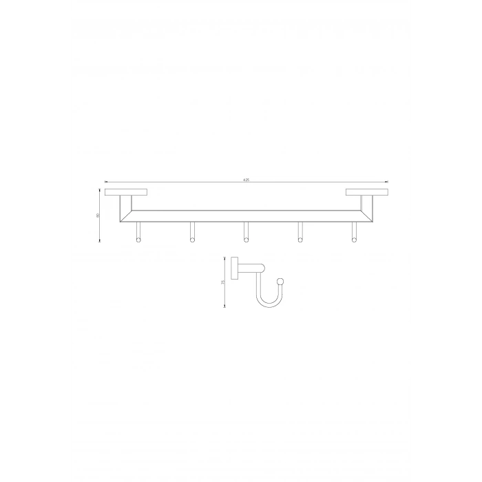 ZR10-036 Zirve Beşli Askılık